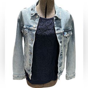 Levi’s Jean Button down Jacket light Blue Denim Size XS